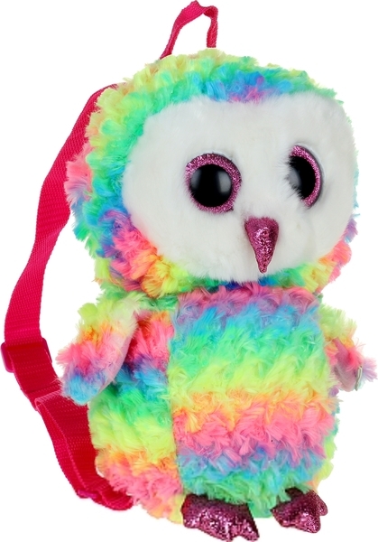 Рюкзак TY Gear Різнокольорова сова Owen, 25 см (95003) - Pampik - 5