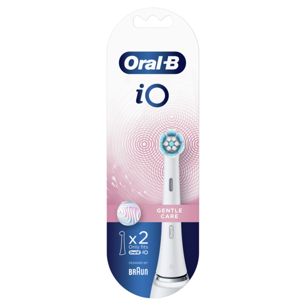 Насадки для електричної зубної щітки Oral-B iO Gentle Care, білий, 2 шт. - Pampik - 2