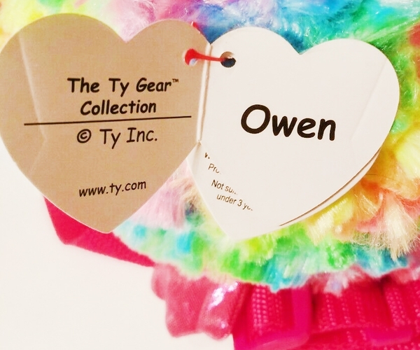 Рюкзак TY Gear Різнокольорова сова Owen, 25 см (95003) - Pampik - 7