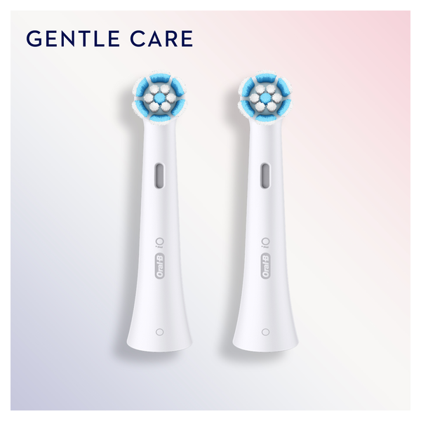 Насадки для електричної зубної щітки Oral-B iO Gentle Care, білий, 2 шт. - Pampik - 3