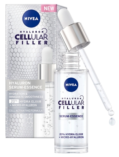 Гіалуронова сироватка для обличчя Nivea Hyaluron Cellular Filler, 30 мл - Pampik