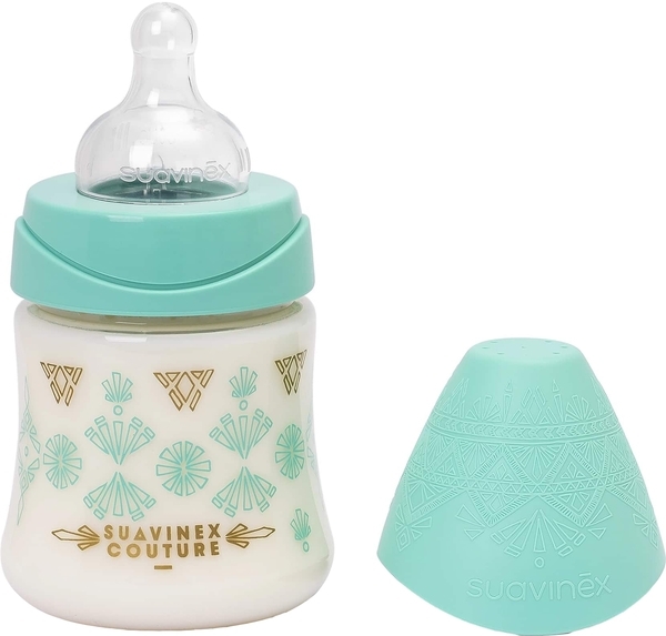 Пляшка для годування Suavinex Couture, 150 мл, зелений (304125) - Pampik - 2