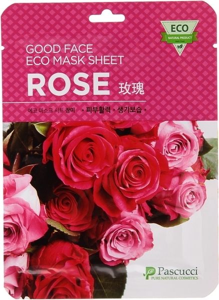 Тканевая маска для лица Pascucci с экстрактом розы, 23 мл