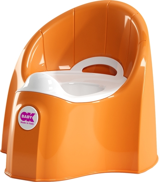 Анатомический горшок OK Baby Pasha, оранжевый - Pampik - 4