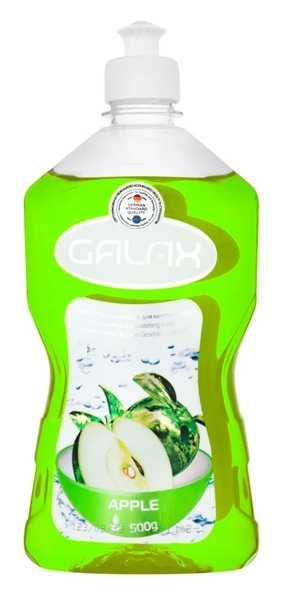 Концентрированная жидкость для посуды Galax Яблоко, 500 г - Pampik