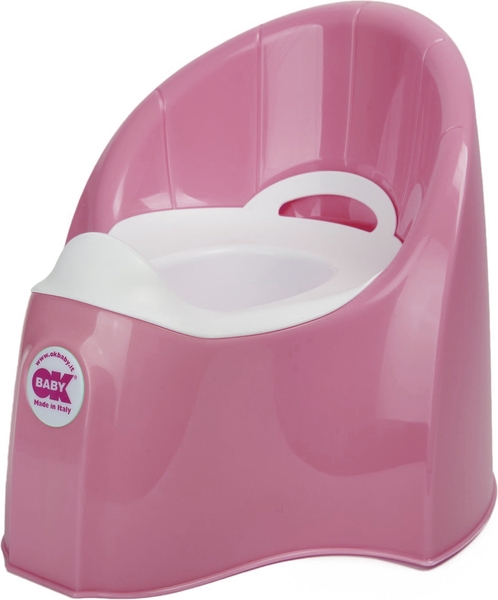 Анатомічний горщик OK Baby Pasha, малиновий - Pampik - 7