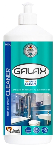Засіб для миття ванної кімнати та сантехніки Galax das PowerClean, (запаска) 500 г - Pampik