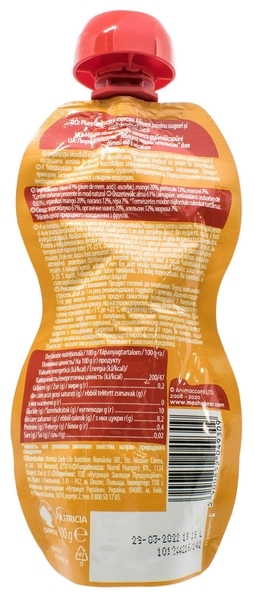 Фруктовое пюре Milupa Pouch Яблоко-манго-апельсин, 100 г - Pampik - 2