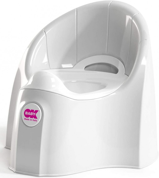 Анатомический горшок OK Baby Pasha, белый - Pampik - 5