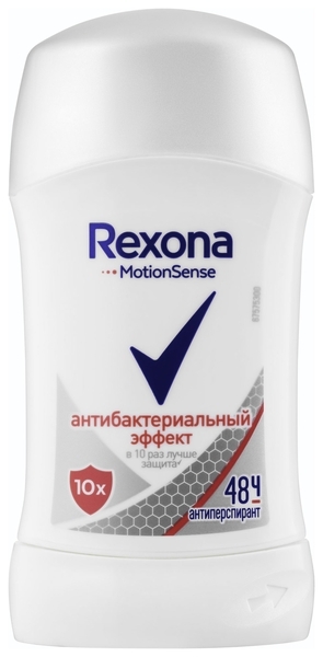 Дезодорант-антиперспірант Rexona Антибактеріальний ефект, 40 мл - Pampik