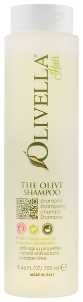 Шампунь Olivella для укрепления волос, на основе оливкового экстракта, 250 мл