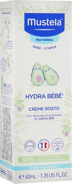 Зволожуючий крем для обличчя Hydra-Bebe Mustela Hydra-Bebe Facial cream, 40 мл - Pampik - 3