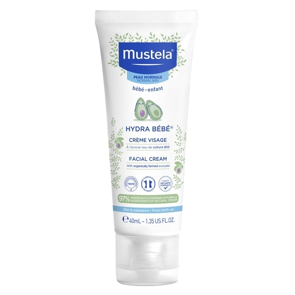 Зволожуючий крем для обличчя Hydra-Bebe Mustela Hydra-Bebe Facial cream, 40 мл - Pampik