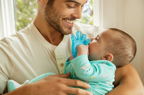 Прорезыватель Munchkin Fun Ice Chewy Teether Ручка, голубой (011324.01) - Pampik - 4