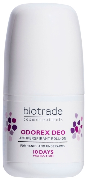 Дезодорант-антиперспірант Biotrade Odorex Deo тривалої дії, кульковий, 40 мл - Pampik
