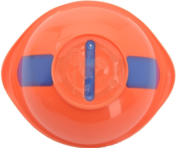 Набор термочувствительных тарелок Munchkin White Hot, 2 шт, зеленый и оранжевый (012104.021) - Pampik - 5