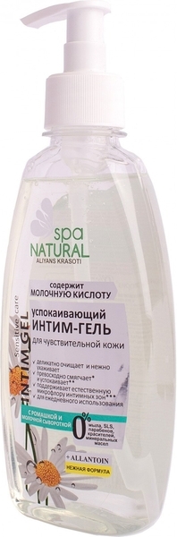 Заспокійливий інтим-гель Natural Spa Ромашка і молочна сироватка, 250 мл - Pampik - 3