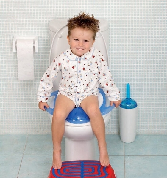 Накладка-сидение на унитаз Ok Baby Pinguo Soft, бирюзовый (38257230) - Pampik - 12