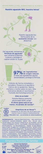 Зволожуючий крем для обличчя Hydra-Bebe Mustela Hydra-Bebe Facial cream, 40 мл - Pampik - 2