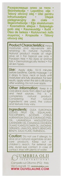 Масло для лица и тела Olivella, увлажняющее, 50 мл - Pampik - 3