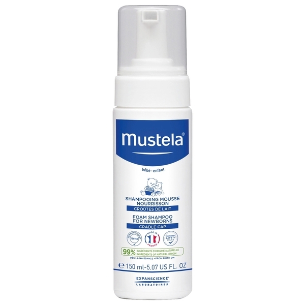 Пінка-шампунь для новонароджених Mustela bebe, 150 мл - Pampik