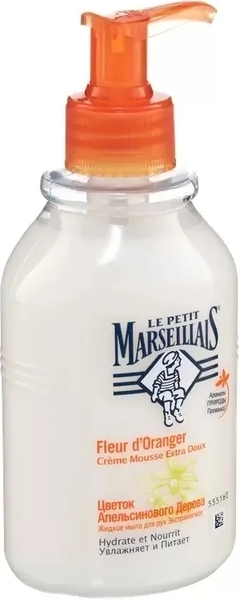 Рідке мило Le Petit Marseillais Квітка апельсинового дерева, 300 мл - Pampik - 4