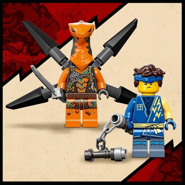 Конструктор LEGO Ninjago Грозовий дракон ЕВО Джея, 140 деталей (71760) - Pampik - 8