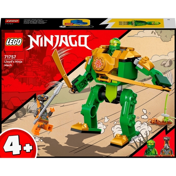 Конструктор LEGO Ninjago Робот-ниндзя Ллойда, 57 деталей (71757) - Pampik