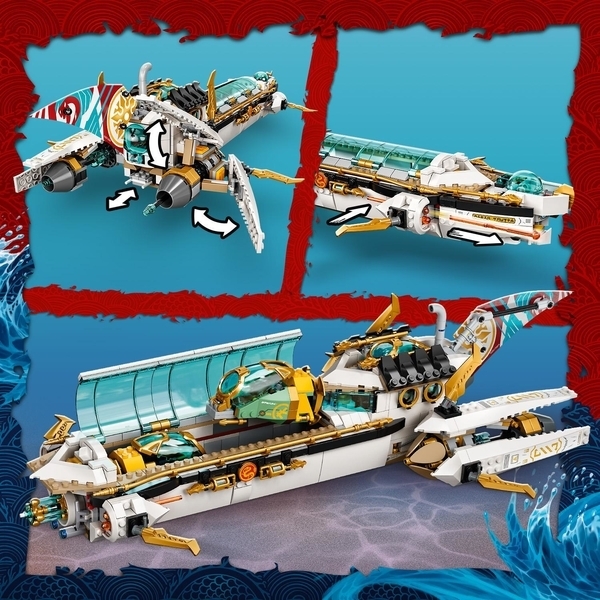 Конструктор LEGO Ninjago Підводний: Дар Долі, 1159 деталей (71756) - Pampik - 9