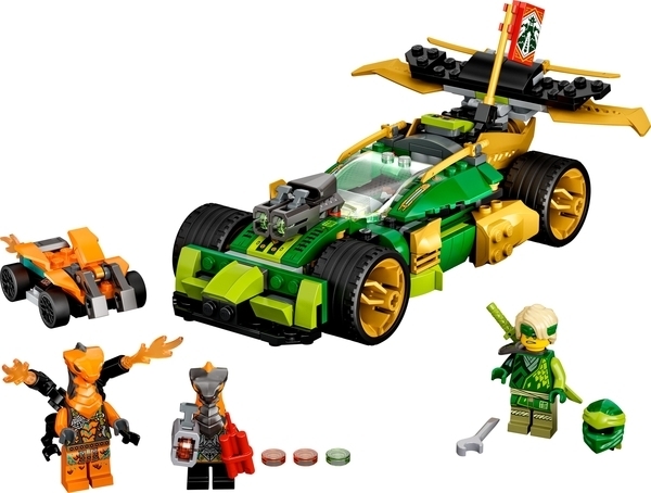 Конструктор LEGO Ninjago Гоночний автомобіль ЕВО Ллойда, 279 деталі (71763) - Pampik - 3