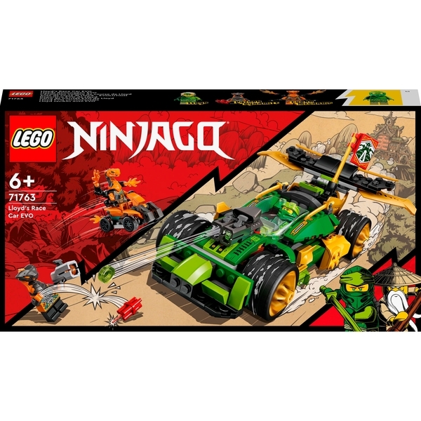 Конструктор LEGO Ninjago Гоночний автомобіль ЕВО Ллойда, 279 деталі (71763) - Pampik