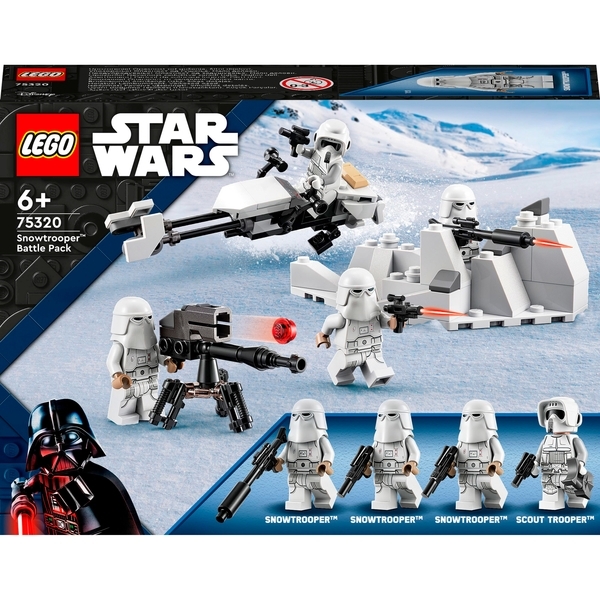 Конструктор LEGO Star Wars Бойовий набір снігових піхотинців, 105 деталей (75320) - Pampik - 7
