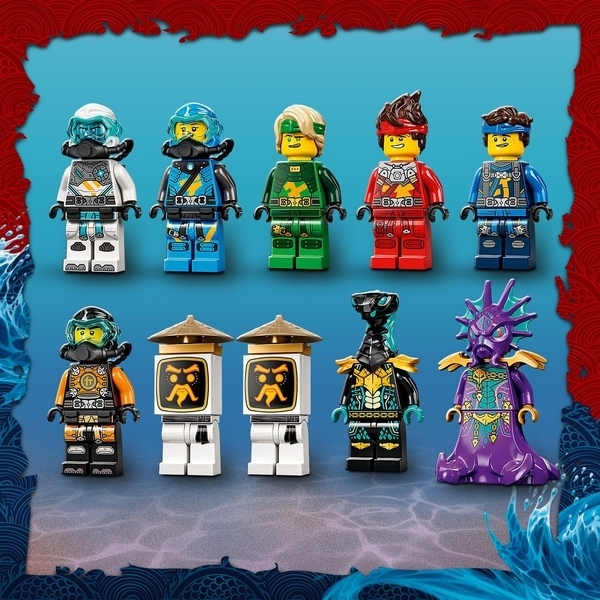 Конструктор LEGO Ninjago Підводний: Дар Долі, 1159 деталей (71756) - Pampik - 6