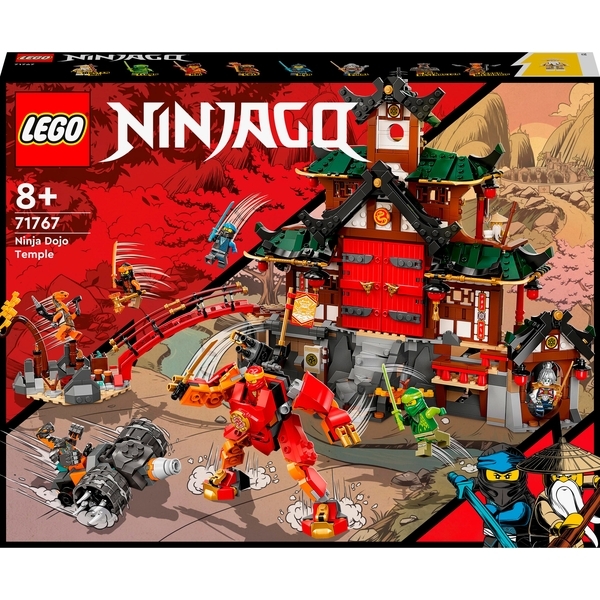 Конструктор LEGO Ninjago Храм-додзе ніндзя, 1394 деталі (71767) - Pampik