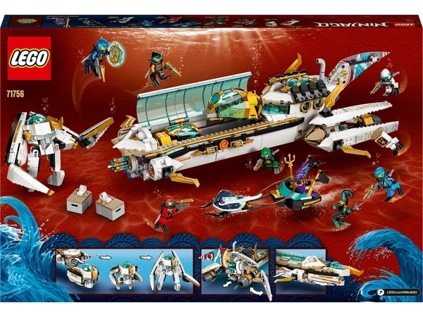 Конструктор LEGO Ninjago Підводний: Дар Долі, 1159 деталей (71756) - Pampik - 4