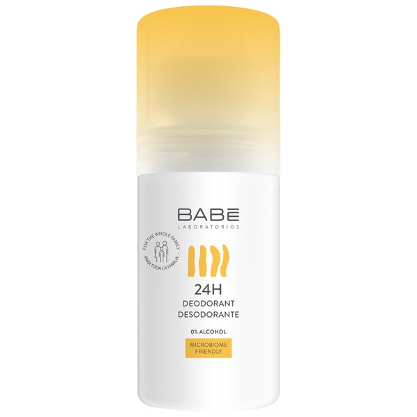 Кульковий дезодорант Babe Laboratorios Body сенсетів 24 години, 50 мл - Pampik