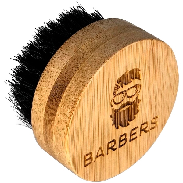 Щетка для бороды Barbers Round Beard Brush (734953) - Pampik