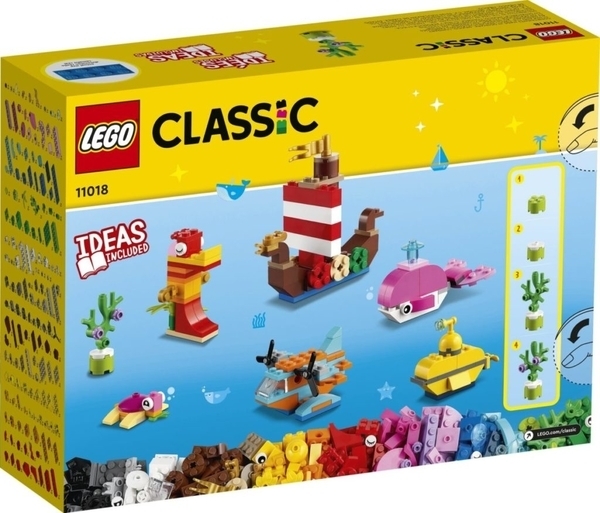 Конструктор LEGO Classic Творческое веселье в океане, 333 детали (11018) - Pampik - 4
