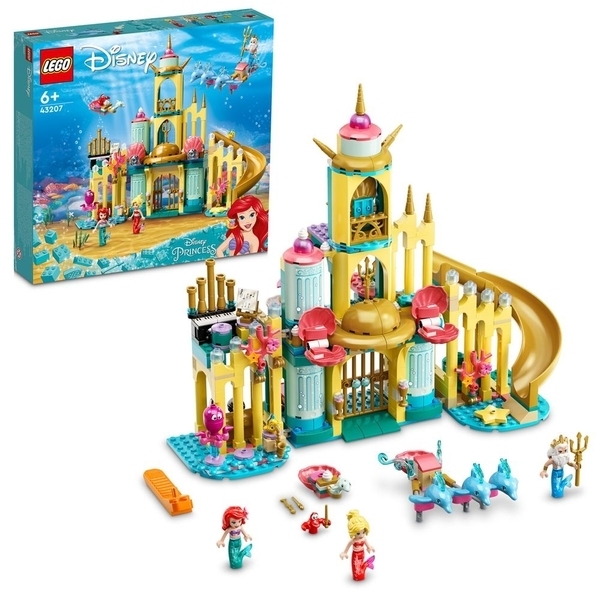 Конструктор LEGO Disney Princess Підводний палац Аріель, 498 деталей (43207) - Pampik - 2