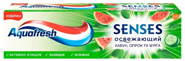 Зубная паста Aquafresh Освежающий арбуз, 75 мл - Pampik