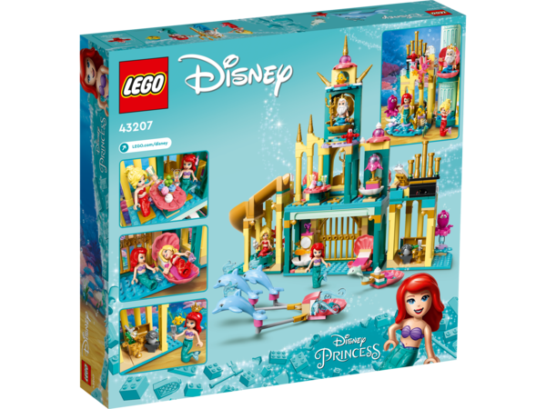 Конструктор LEGO Disney Princess Підводний палац Аріель, 498 деталей (43207) - Pampik - 4