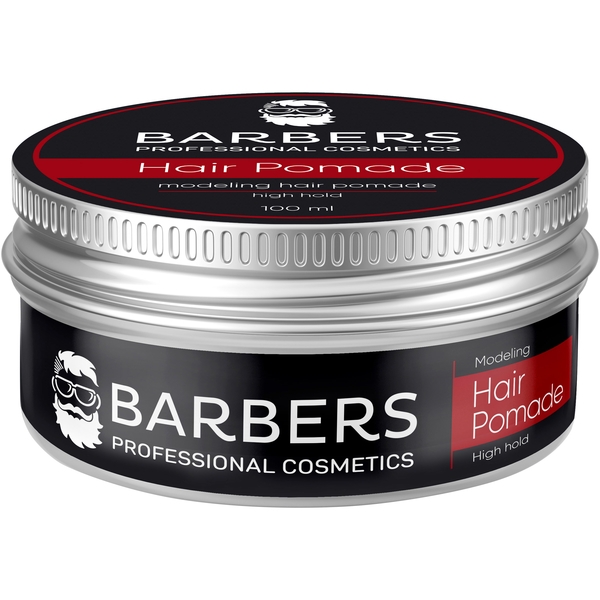 Помада для волос Barbers Modeling Hair Pomade High Hold, 100 мл - Pampik