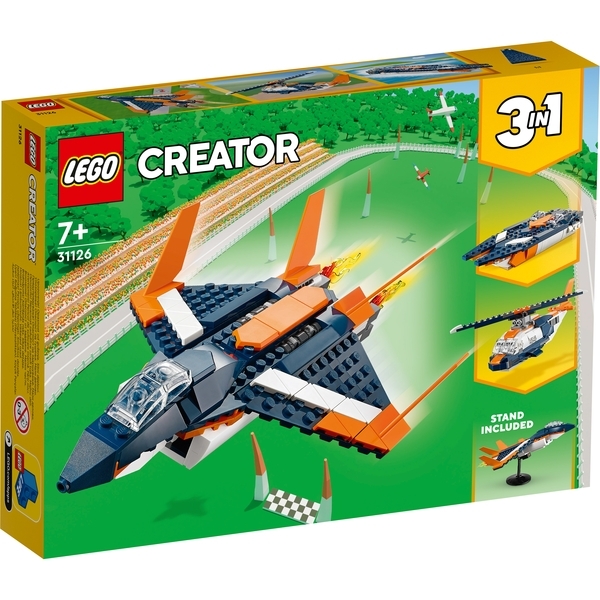 Конструктор LEGO Creator Надзвуковий літак, 215 деталей (31126) - Pampik
