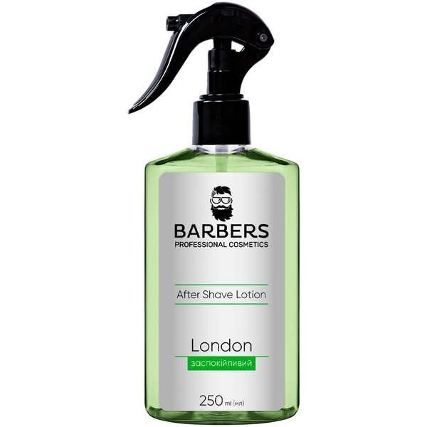 Лосьйон після гоління Barbers London заспокійливий, 250 мл - Pampik