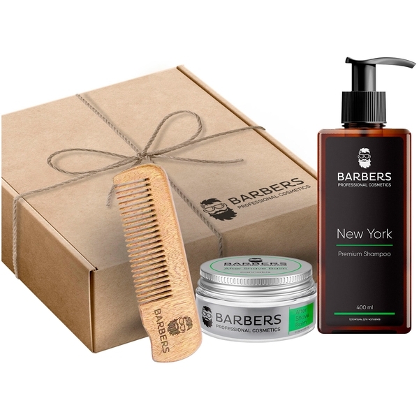 Подарунковий набір для чоловіків Barbers True Men's Set (735008) - Pampik