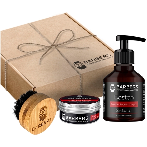 Подарочный набор для мужчин Barbers Men's Grooming Set (735010) - Pampik