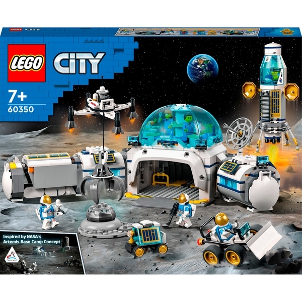 Конструктор LEGO City Місячна наукова база, 786 деталей (60350) - Pampik