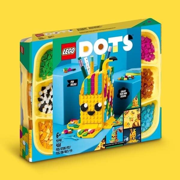 Конструктор LEGO DOTs Підставка для ручок Банан, 438 деталей (41948) - Pampik - 4