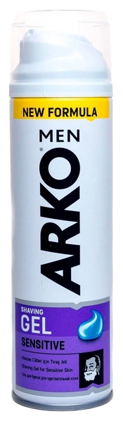 Гель для гоління Arko Sensitive, 200 мл - Pampik