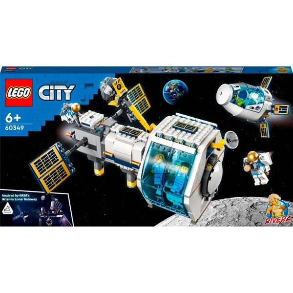 Конструктор LEGO City Місячна космічна станція, 500 деталей (60349) - Pampik